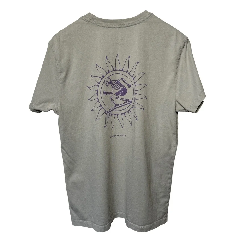 Urban Outfitters Katin‎ Scorch Tee Gray Organic Cotton Short Sleeve Crew Neck M